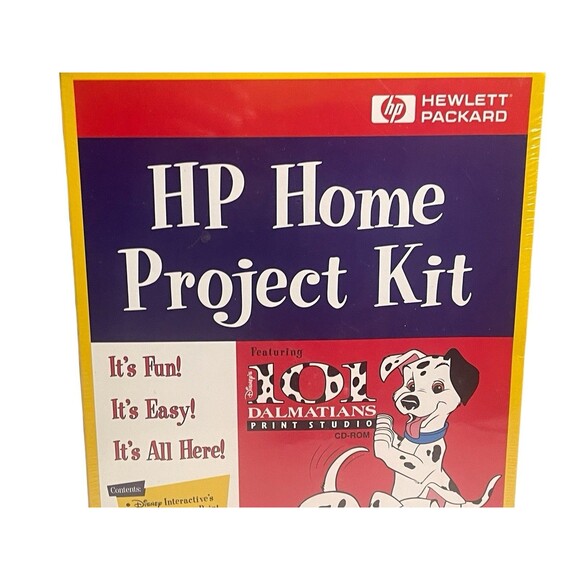 Disney 101 Dalmatians Print Studio HP Home Project Kit CD ROM  IN PACKAGE - Picture 5 of 10